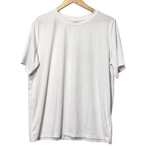 Fabletics Mens White Short Sleeve Activewear T-Shirt Size L SS2044858-1010-17050